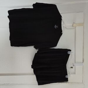 Nuuds Black Ribbed Top